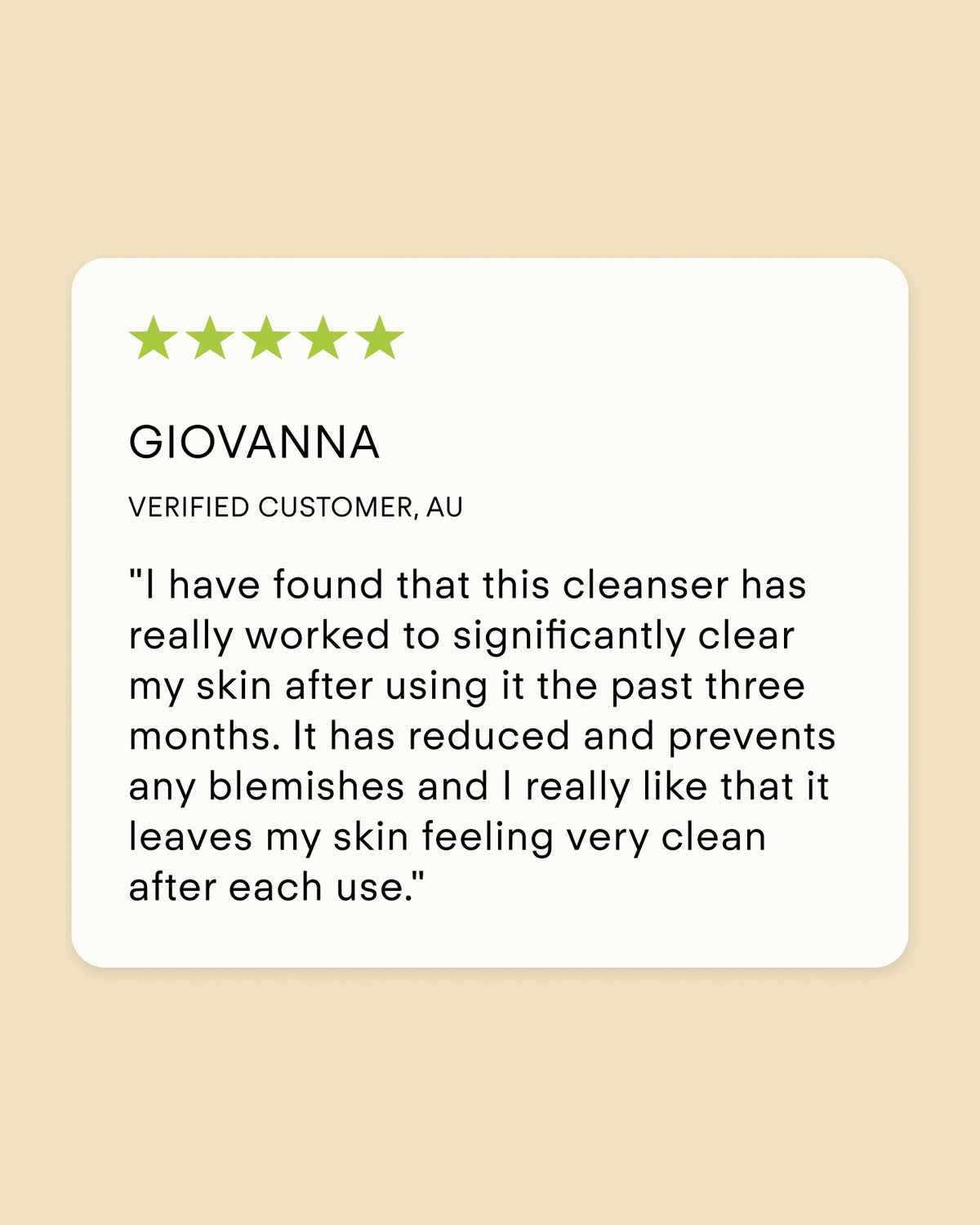 Bright Holiday Gift Set customer testimonial