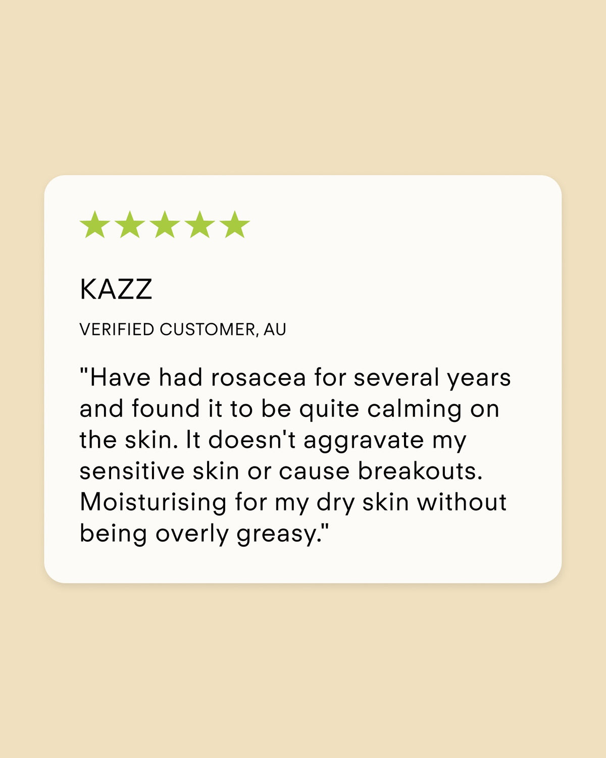 Calm Holiday Gift Set customer testimonial